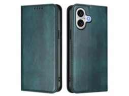 Capa Carteira Para Iphone 17 Com Textura Retrô, Bloqueio Rfid E Revestimento Em Couro - Lingling Preto G