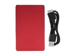 Yvonne 2.5 Polegadas Usb3.0 1tb Disco Rígido Externo Portátil Móvel Vermelho