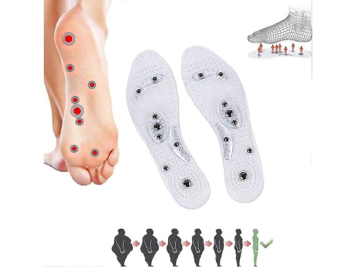 Palmilhas De Acupressão Com Infravermelho Distante 26-27, Palmilhas De Massagem Para Os Pés Com Acupuntura (nova Versão Atualizada De 2023), Palm