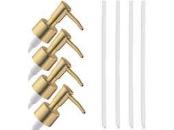 Conjunto de Bomba Reposição com 4 Peças, Bomba para Sabonete Líquido, Cabeçote da Bomba para Sabonete Líquido BRILVIBERA