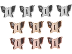 Conjunto De 10 Pingentes Decorativos Em Liga Zinco Para Pulseiras