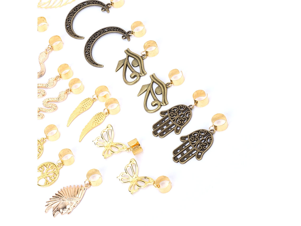 Acessórios Para Dreadlocks (novo Conjunto De Multi-pingentes Diy) Eoocoo
