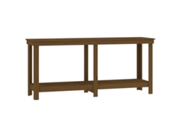 Banco de Trabalho Pinho Maciço Castanho Mel MAISON EXCLUSIVE (180x50x80 cm)