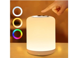 Luminária De Cabeceira Solidee Com Ajuste Intensidade Por Toque, Luz Noturna Led Para Bebês, Com Luz Branca Quente, Bateria Recarregável Via Usb