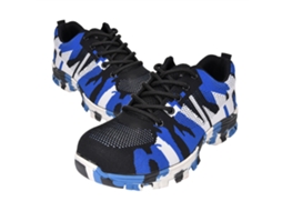 Zapatos De Seguridad Para Hombre Con Punta De Acero Botas De Trabajo Camuflaje Azul 43