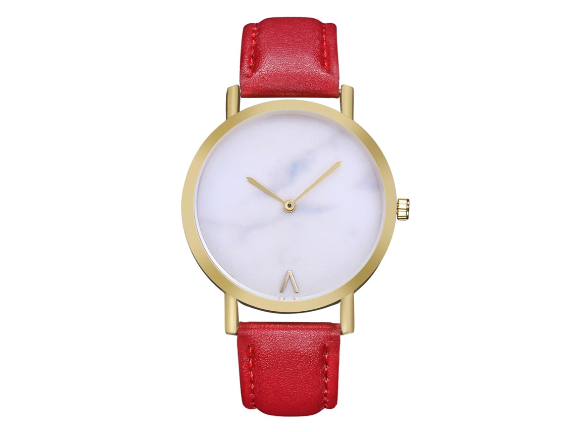 Reloj De Mujer Zhoulianfa Con Correa De Pu Simple Dial Redondo Cuarzo