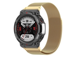 Pulseira De Aço Inoxidável Milan Para Relógio Huami Amazfit T-rex 2