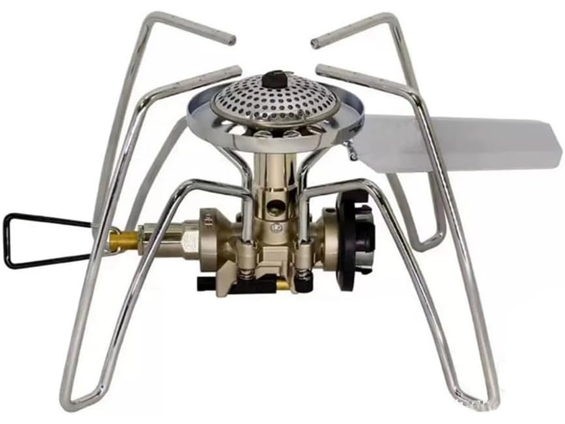 Fogão Portátil Spider com Cassete, Dobrável e com Isqueiro para Camping Ao Ar Livre. SFUSHOS