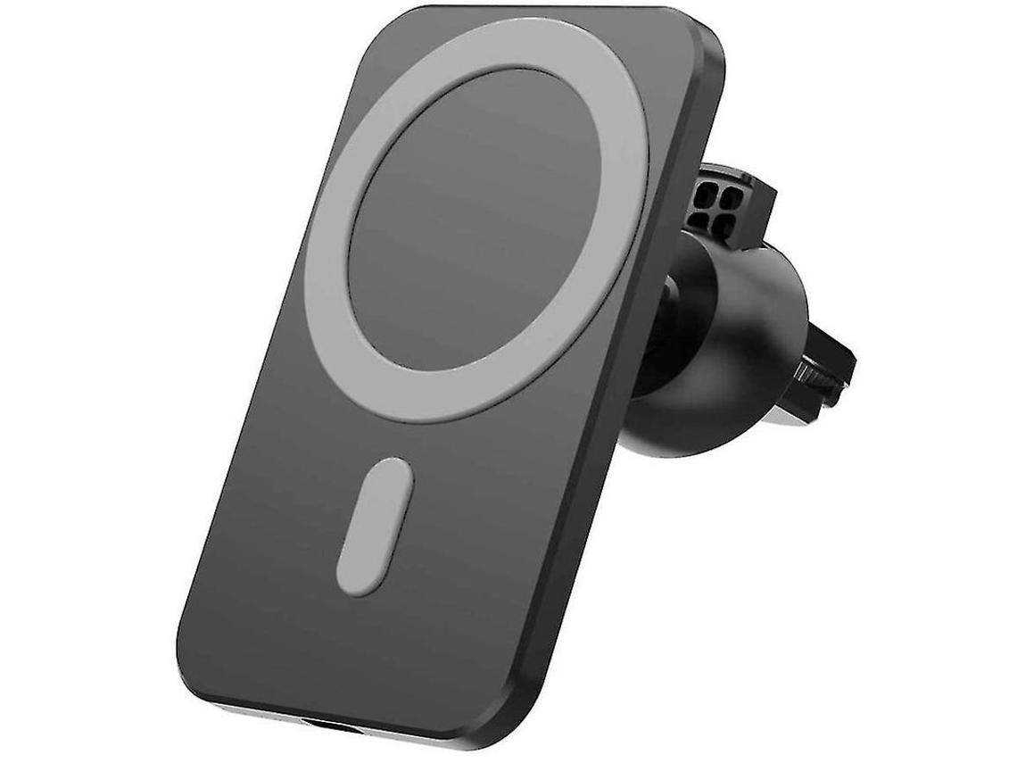 Carregador Carro Fast Ventilação Para Apple Yizhood Magnética Preto