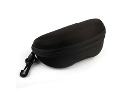 Estuche para Gafas de Eva Negro com Cremalheira Cores e Gancho Antideslizante Tela Oxford Neg Ro GOKOCO