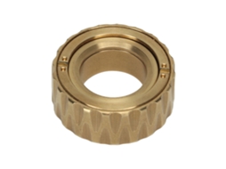 Mali brinquedo de Alivio de Estresse Anel Ratchê Mecânico Metal Deslizador Dourado para Adulto