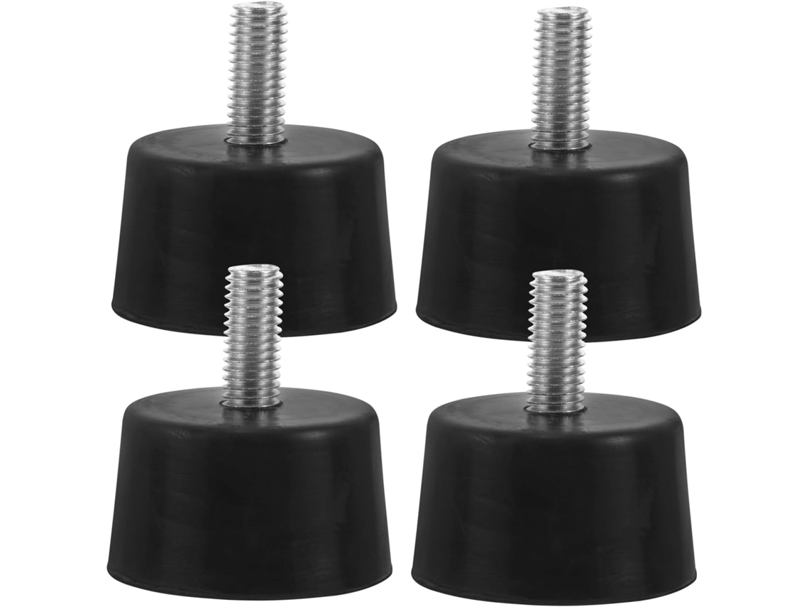 Doitool Conjunto De 4-niveladores Borracha Ajustáveis Para Móveis, Resistentes, Para Mesas, Cadeiras E Sofás, Protegem O