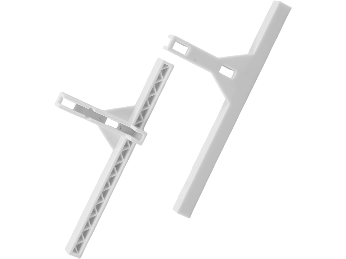 Pretyzoom 2 Peças Base De Plástico Tipo T Para Grade, Suporte De Parede E Mesa, Pés Para Painéis De Grade Arame Com