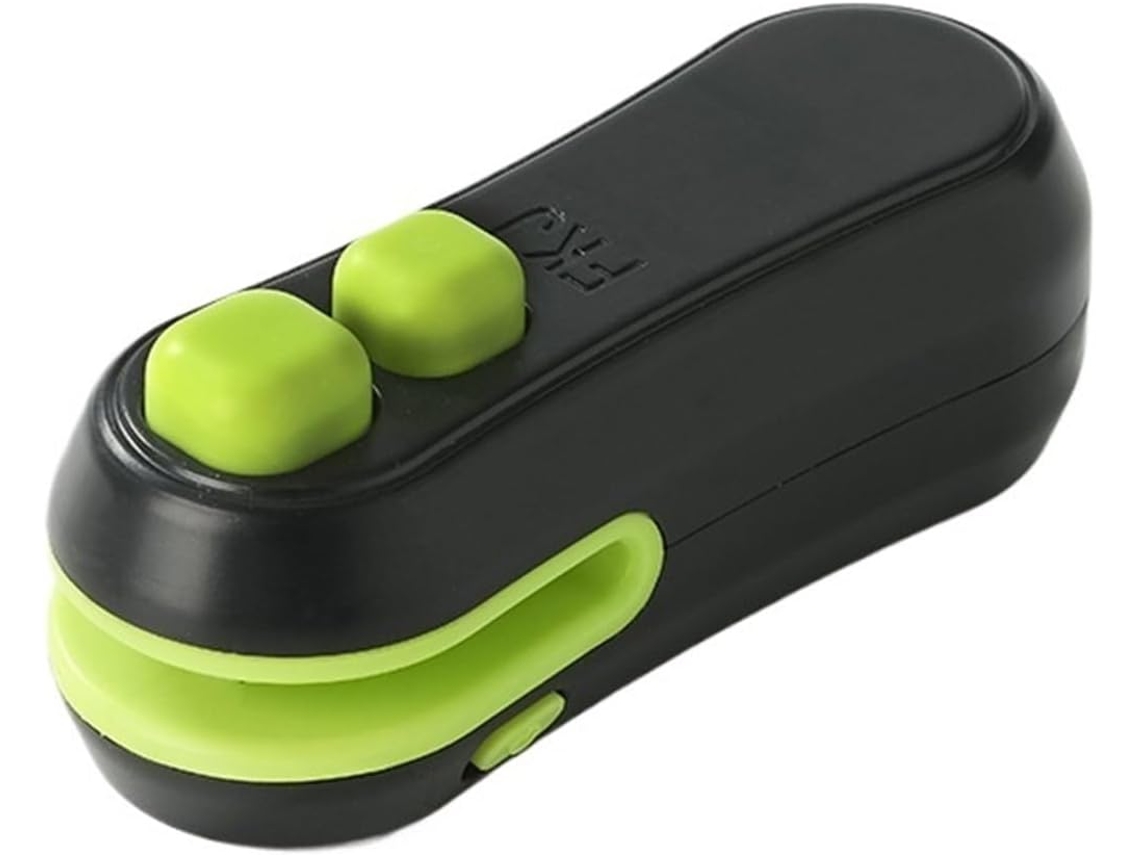 Mini Seladora De Sacos Plásticos Recarregável Via Usb Com Prendedor Portátil Para Embalagens Alimentos