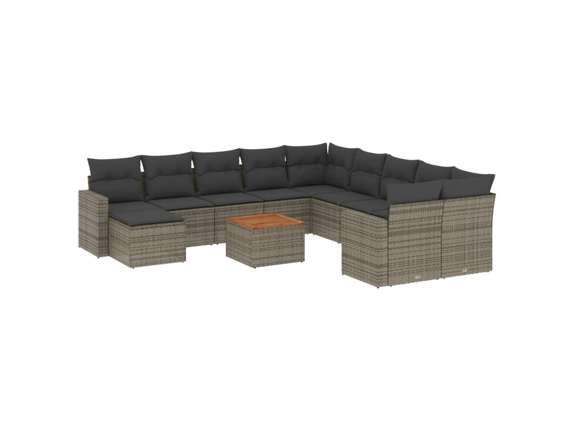 Garden Sofa Set, Garden Sofa Sets Vidaxl Cinzeto Rattan / Vime (n/a)