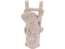 Estátua De Gnomo De Jardim Em Resina, Figura Divertida De Gnomo Escalando Para Decoração Externa, Va