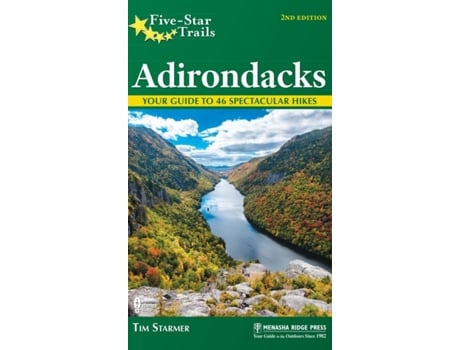 Livro five-star trails: adirondacks de tim starmer (inglês)