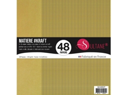 48 Papéis Kraft Scrapbooking 110G/M2 A: 30,5 cm Sultane