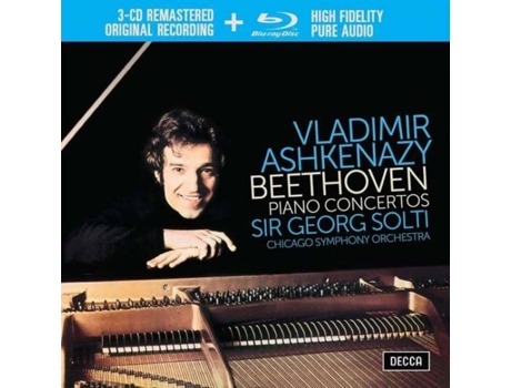 CD+Blu-Ray Vladimir Ashkenazy - Beethoven: The Piano Concertos