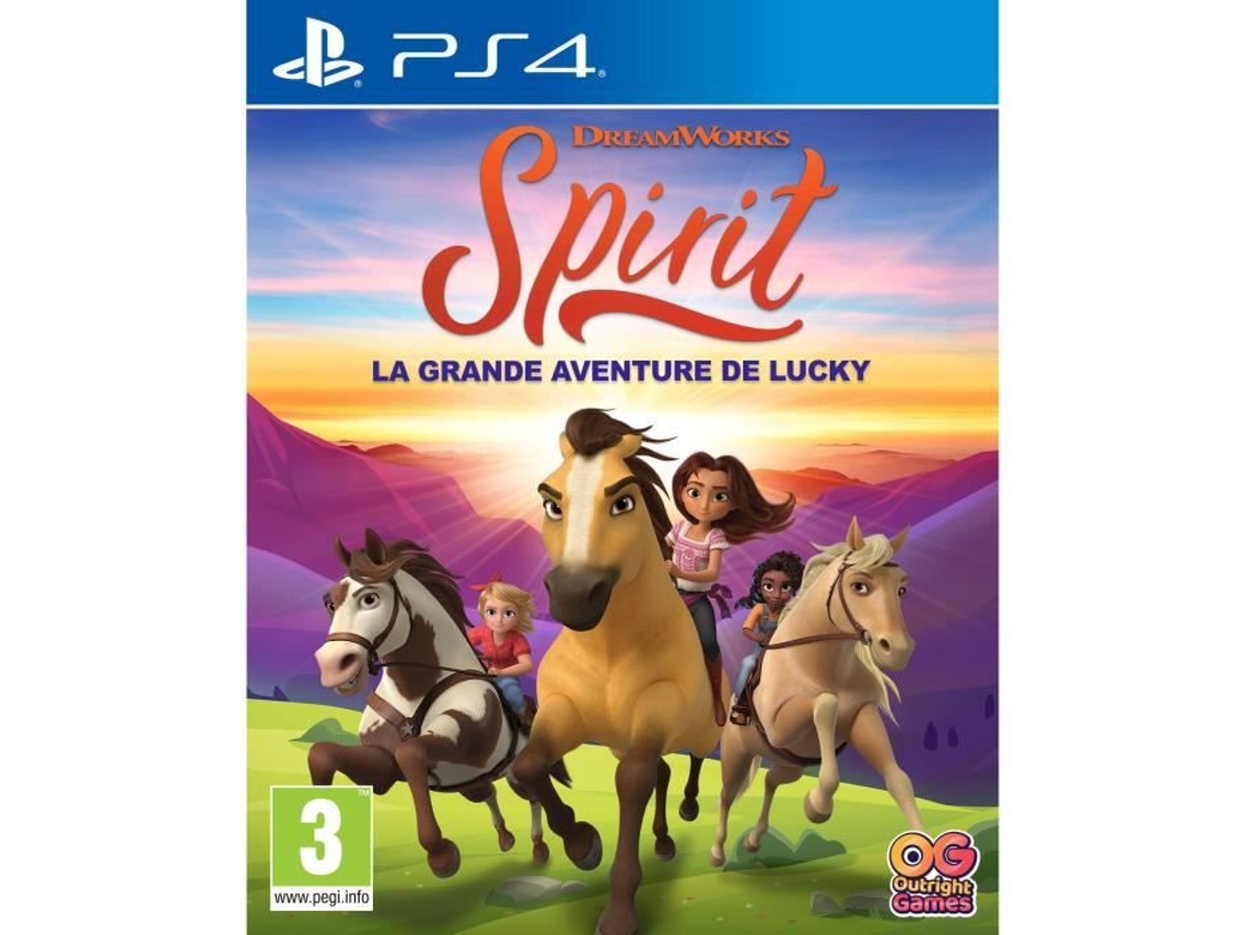 Dreamworks SPIRIT - Jogo de Luckys Great Adventure para PS4