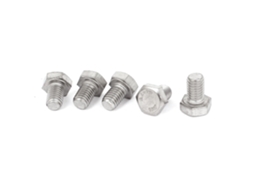 Parafuso de Cabeça Sextavada com Rosca Completa M8 X 12 Mm em Aço Inoxidável A4, 5 Peças CHABERLU