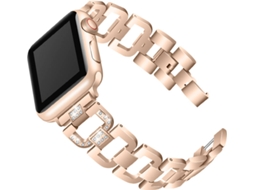 Bracelete Apple Watch 40 mm WJS Metal Dourado