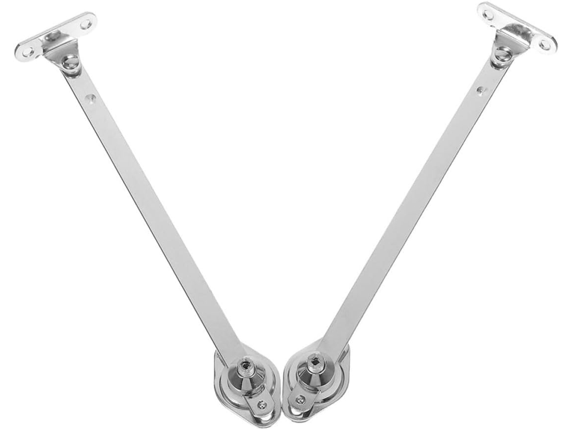 2 Dobradiças De Suporte Para Porta Armário Com Fechamento Suave,