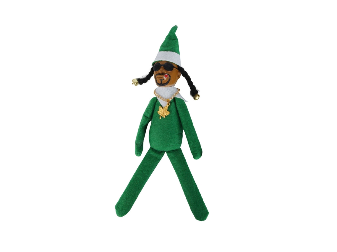 Boneco Natal Elfo em Resina e Peluche, 10 Polegadas LAXISCREED