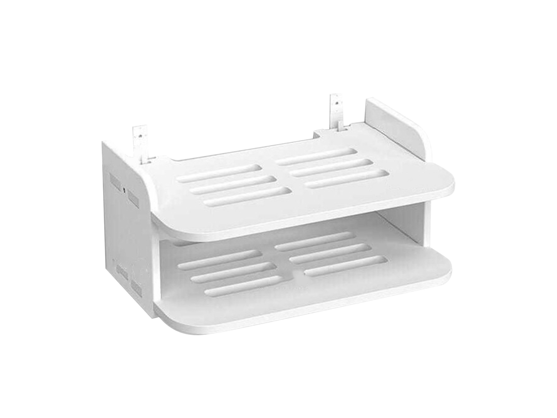 Repisa De Parede Sem Perfurar Para Roteador Wifi E Reprodutor De Tv, Estante De Armazenamento Para Sala E Quarto