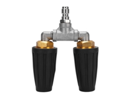 Bico Turbo Rotativo Duplo 4000psi Aço Inox 1/4 Polegada