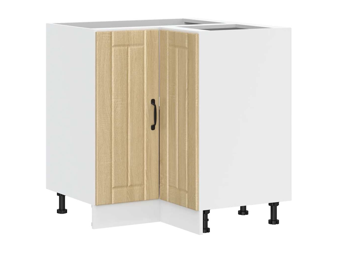 Kitchen Corner Base Cabinet, Kitchen Corner Base Cabinets Vidaxl Marrom Madeira Processada (n/a)