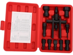 Conjunto de 10 extratores de rolos com garras duplas para motocicletas, ferramenta