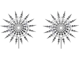 Decoração Retrô Em Ferro Forjado, Ornamentos De Metal, Moinho De Ferro Forjado, Pátio Externo, Forma Gokoco