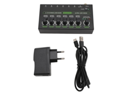 Aetheria misturadora de Som 6 Canais com Luzes Rgb Controle de Volume Independente Plugue Eu