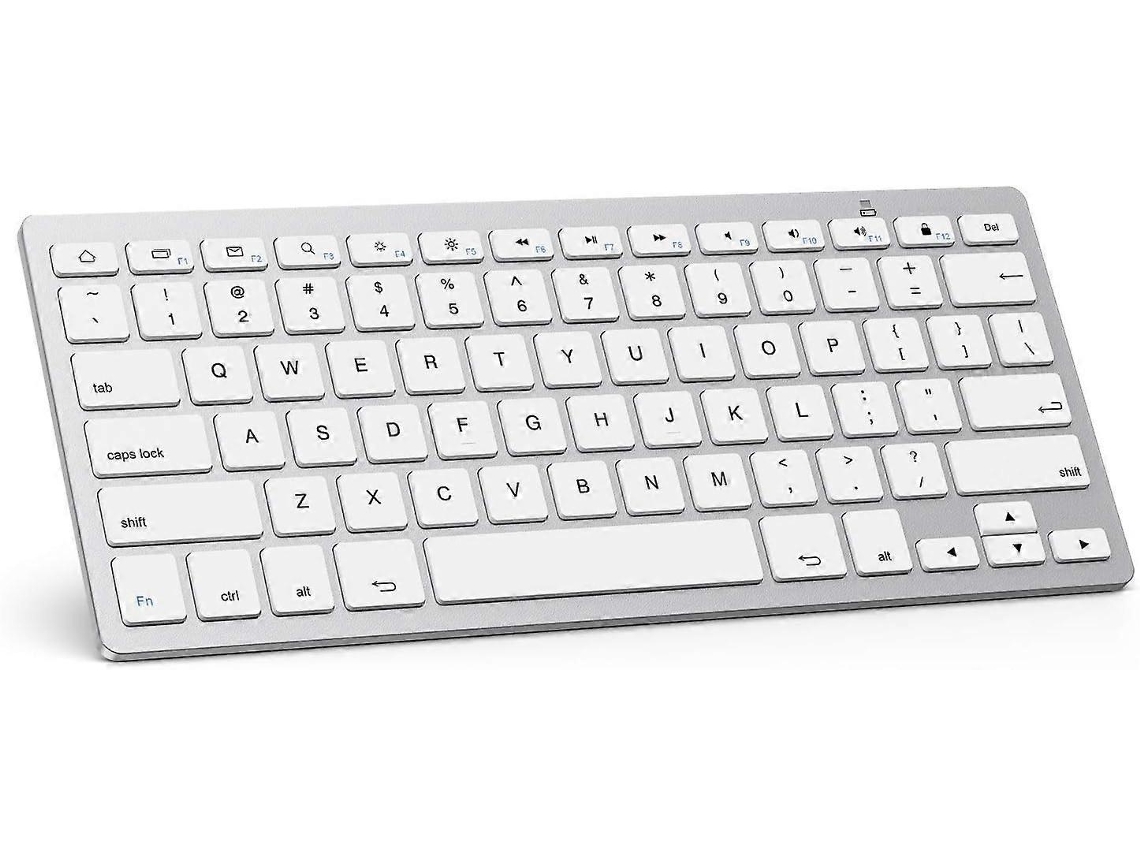 X Teclado Bluetooth Com Fio Para Tablet, Celular, Computador Ly Ebike (teclado Bluetooth X5 Branco)
