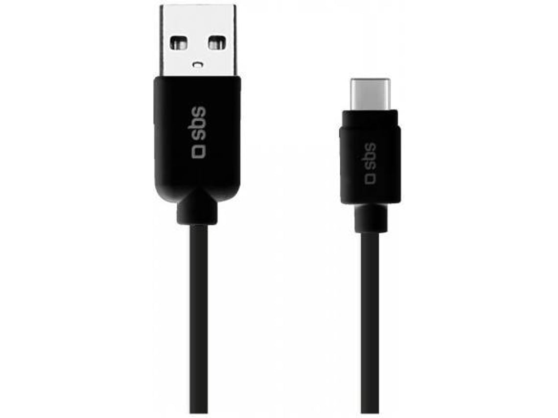 Cabo SBS TECABLEMICROC15K (USB - USB-C - 1.5m - Preto)