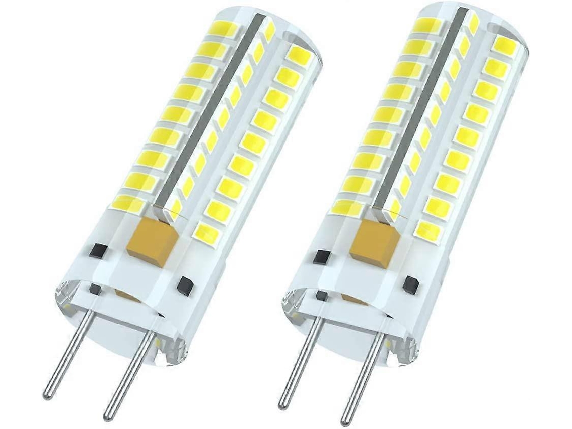 Lâmpada LED Omni G6.35 Gy6.35 7w 12v Ca, substituta para halógena de 50w, branco frio 6000k, 360°, não regulável, pacote com 2 unidades, classe energética A+