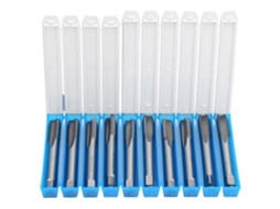 Conjunto de 10 brocas de rosca reta HSS de alta dureza para rosquear Furadeira M10 x 1,5