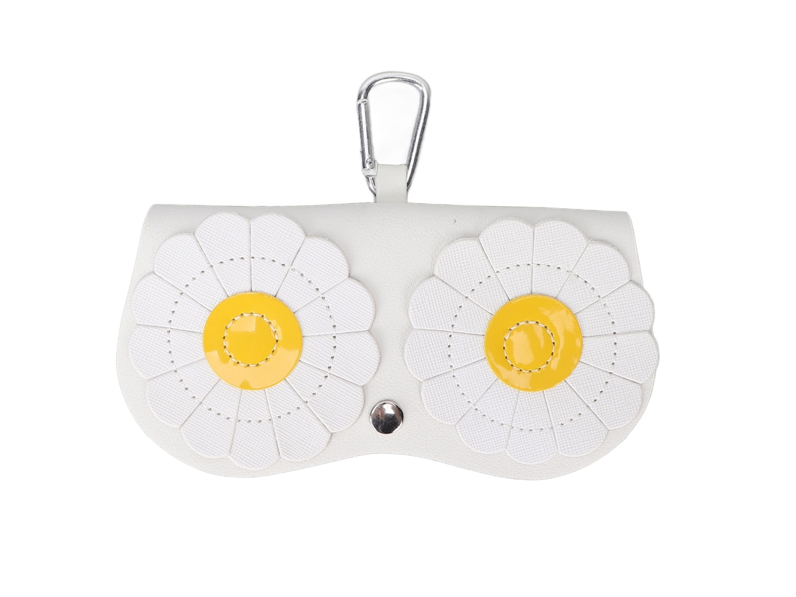 Estojo De Óculos Com Botão De Engate Seguro E Design Portátil