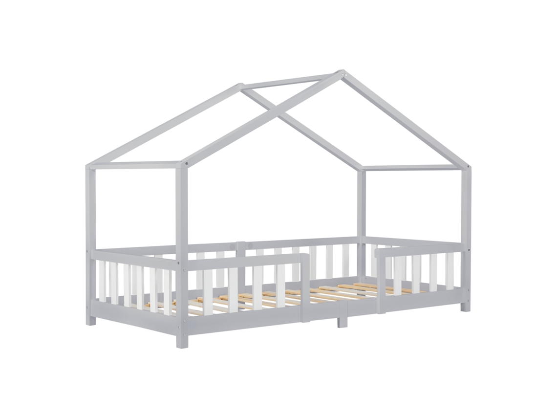 Estrutura de Cama Infantil [EN.CASA] (Branco - Madeira - 90x200cm)