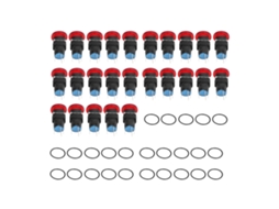 Interruptor De Botão De Cabeça De Cogumelo Auto-bloqueante Com Luz 16mm 25pcs Bemla1611mdsr Ac Dc24v