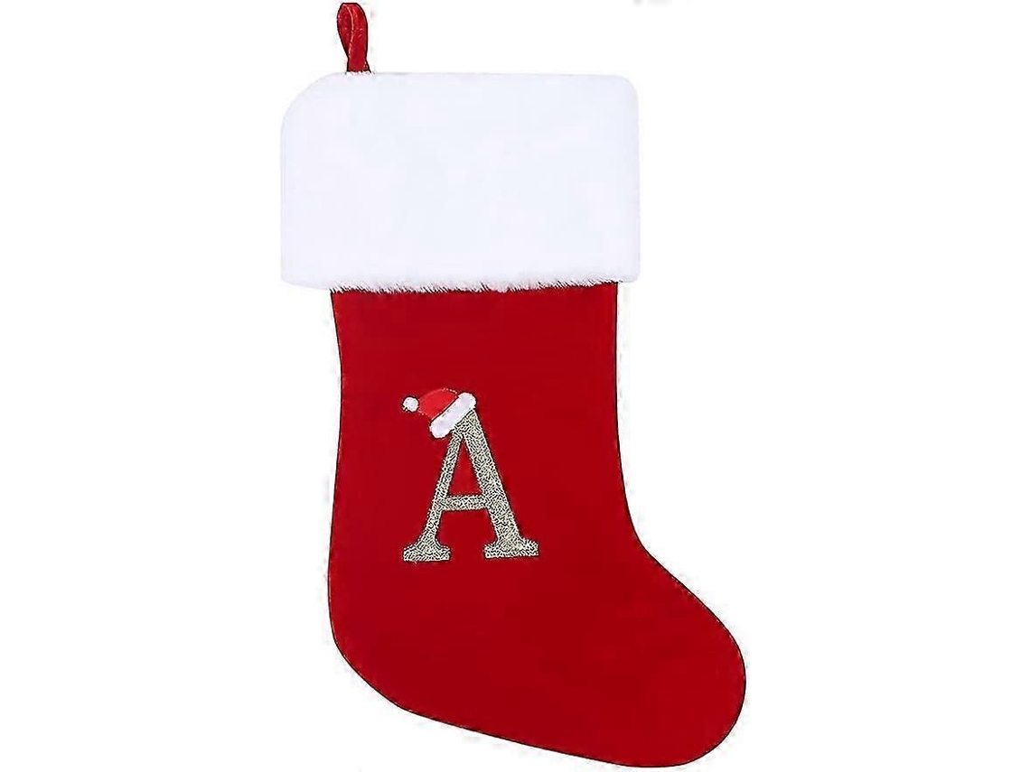 Dica Diy Meia De Natal Com Estampa De Flocos De Neve De Pérolas Artificiais, Decoração Criativa Para Árvore De Natal Para Casa Dourada Olysi Shop
