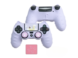 Capa Czhhmart Para Controle De Ps4, Capa Protetora Antiderrapante Em Silicone Roxo