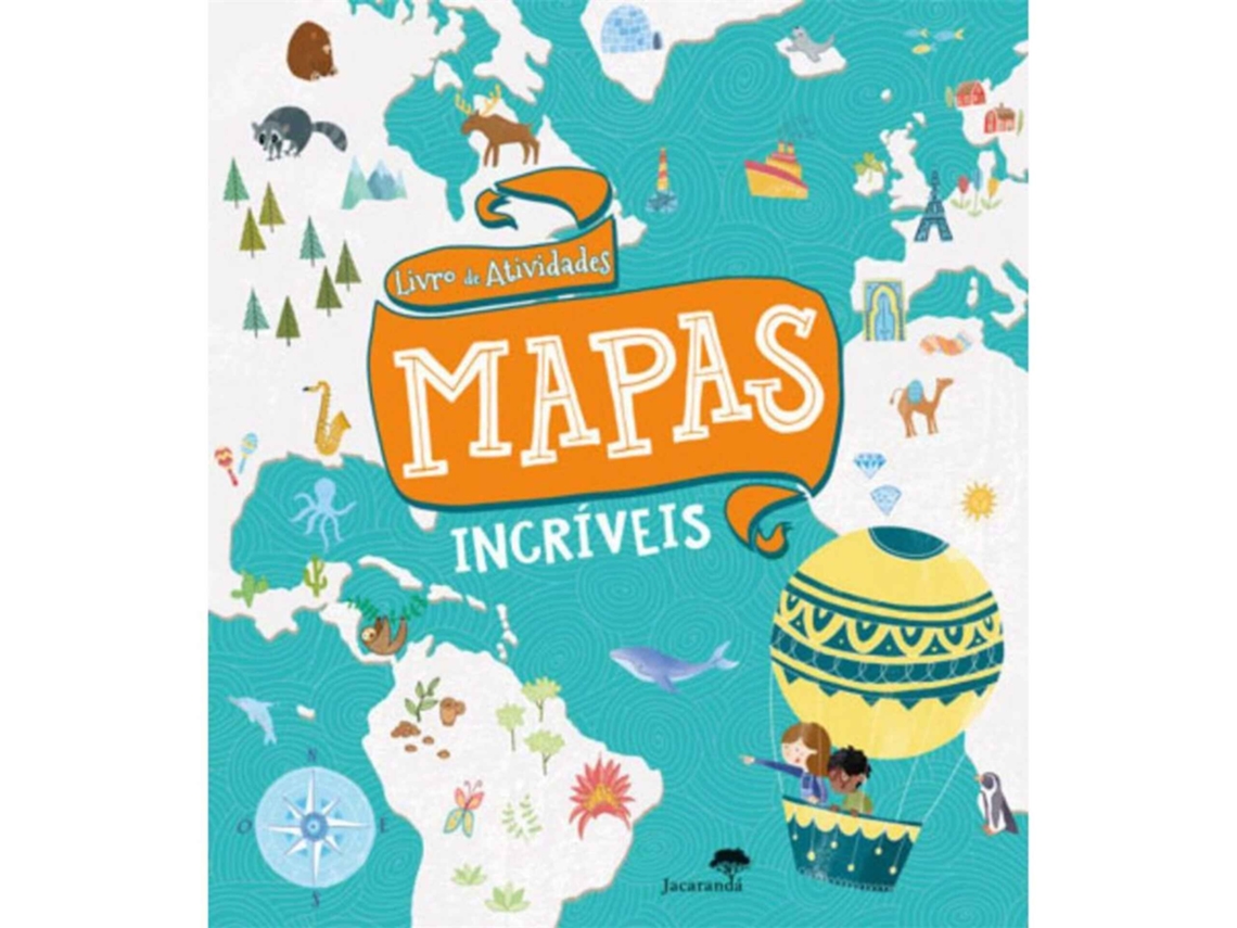 Livro de Atividades - Mapas Incríveis (Português)