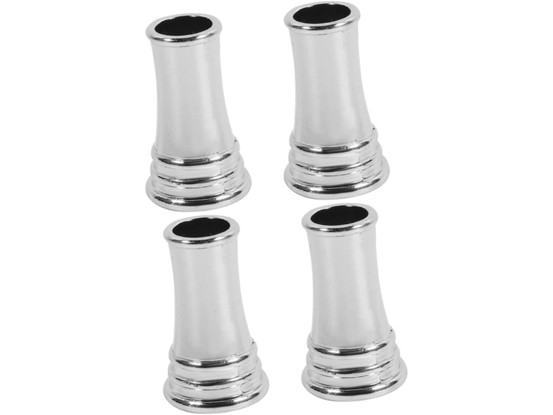 Conjunto De 4 Suportes De Mesa Redondos Em Metal Para Canetas E Lápis, Suporte Estável Para Canetas E Lápis, Cor Prata.