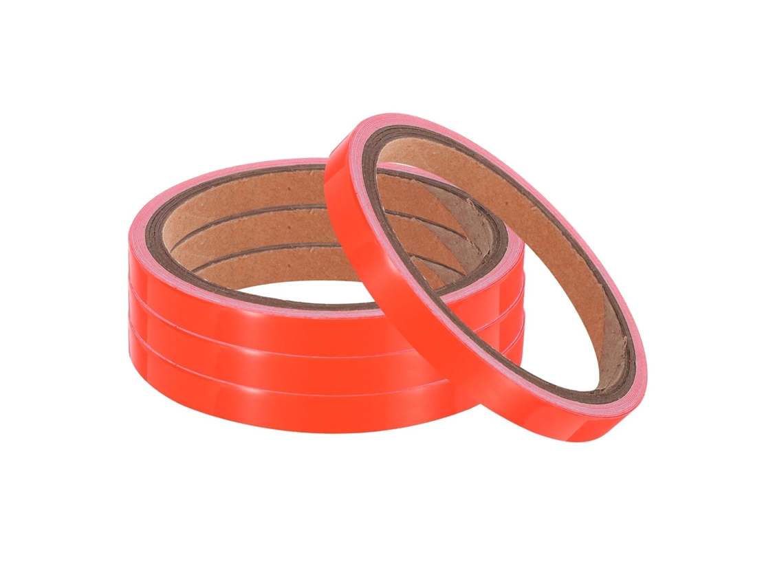 4 Rolos de Fita Adesiva Fluorescente Que Brilha no Escuro, 0,8 Cm X 3 M, para Escadas, Paredes, CHABERLU