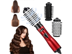 Secador De Cabelo Rotativo, Modelador De Ar Quente 3 Em 1 E Secador De Cabelo Rotativo Para Secar, Cachear E Alisar O Cabelo, Escova Secadora Iôn