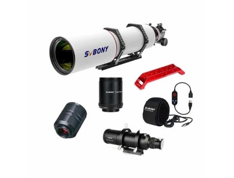 Conjunto De Telescópio Refrator Svbony Sv550 80/122 Apo Com Acessórios, Para Fotografia Do Espaço Profundo.