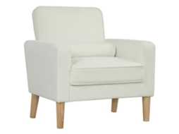 Poltrona estilo francês PRIME KANG para sala de estar, com assento acolchoado, almofadas, veludo, 74x86x102cm, azul