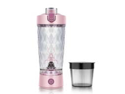 Garrafa Elétrica Para Proteína - Misturador Automático Para Academia E Atividades Ao Ar Livre, Chaleira Para Leite E Café, Misturador De Shake Rosa